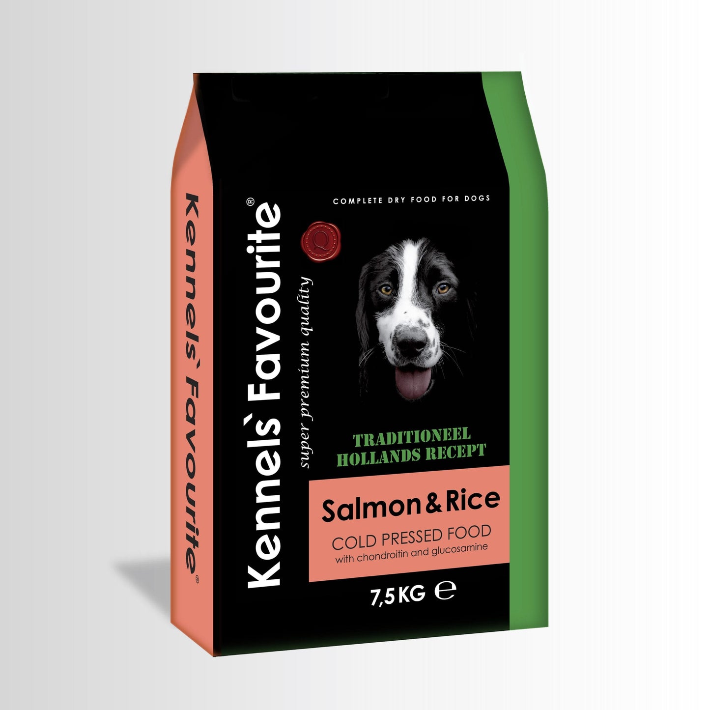 Hrana uscata caini Super Premium - Kennels' Favourite somon și orez pelete 7.5kg