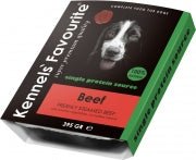 Carne aburită caini Super Premium - Kennels' Favourite 100% Beef 395g - Kennels' Favourite