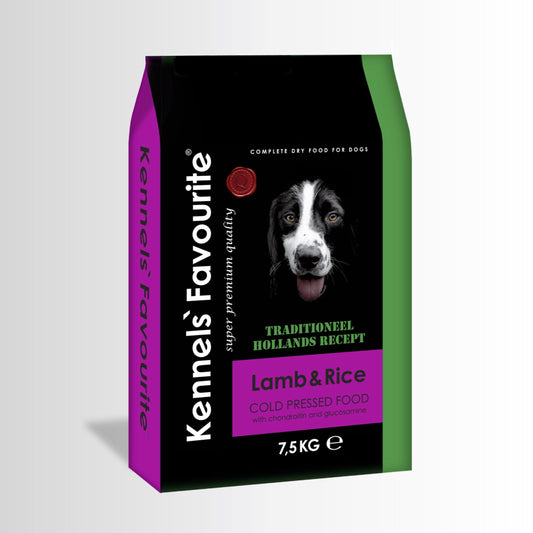 Hrana uscata caini Super Premium - Kennels' Favourite miel și orez pelete 7.5kg